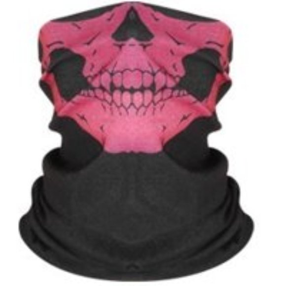 HeadGear Other - Skull Printed Multifunctional Scarf in Pink
